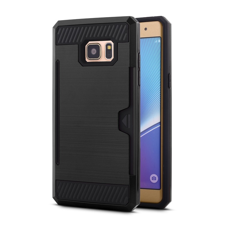 Galaxy Note FE / Note FAN Edition / Note 7 Credit Card Armor Case (Black)